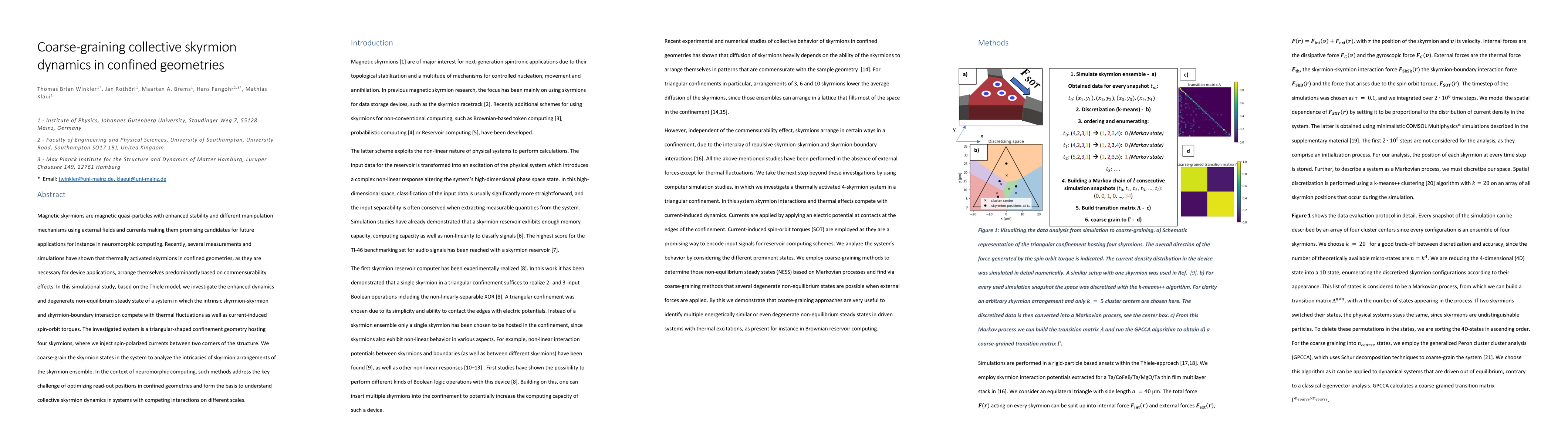 Thumbnail for Coarse-graining collective skyrmion dynamics in confined geometries