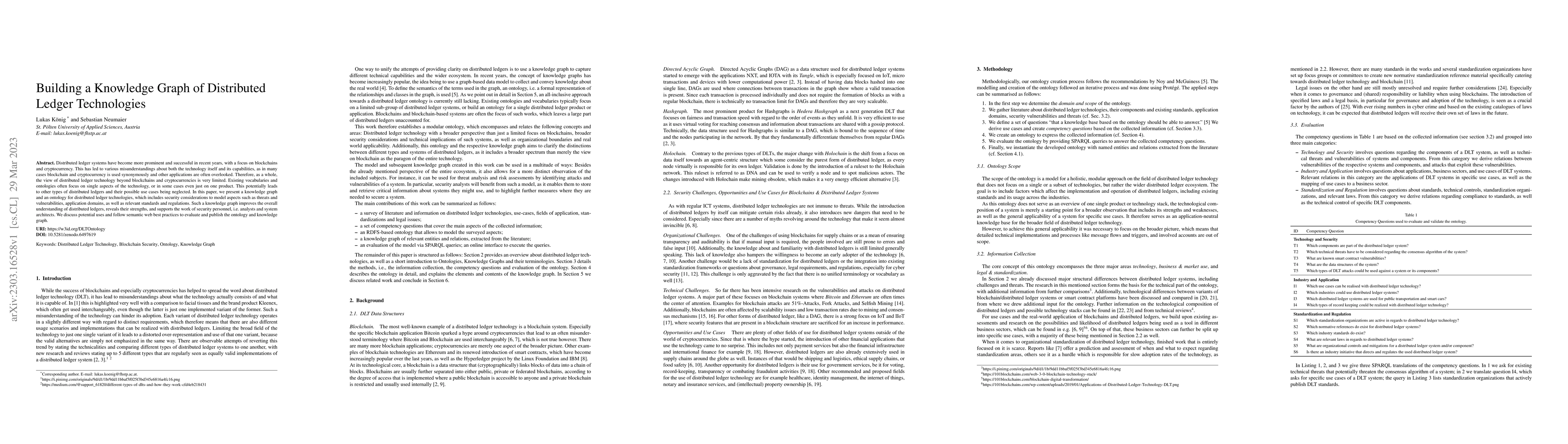 Thumbnail for Building a Knowledge Graph of Distributed Ledger Technologies