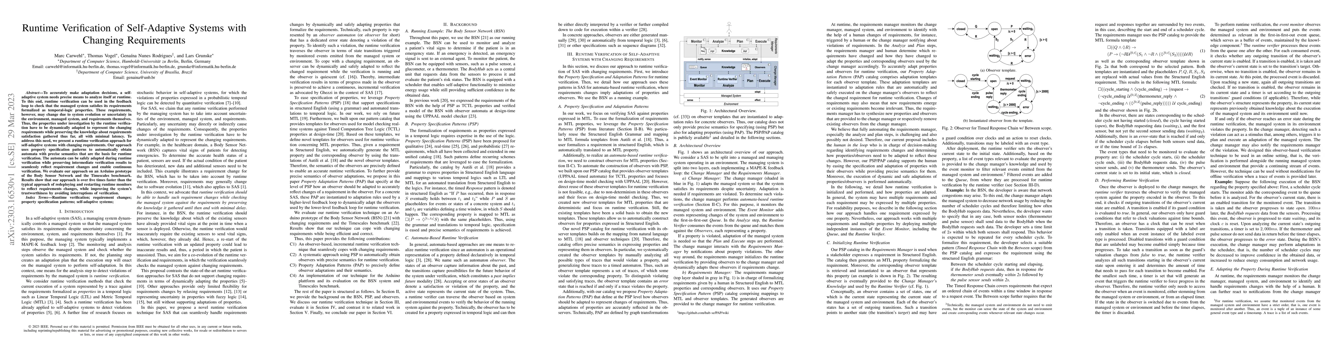 Thumbnail for Runtime Verification of Self-Adaptive Systems with Changing Requirements