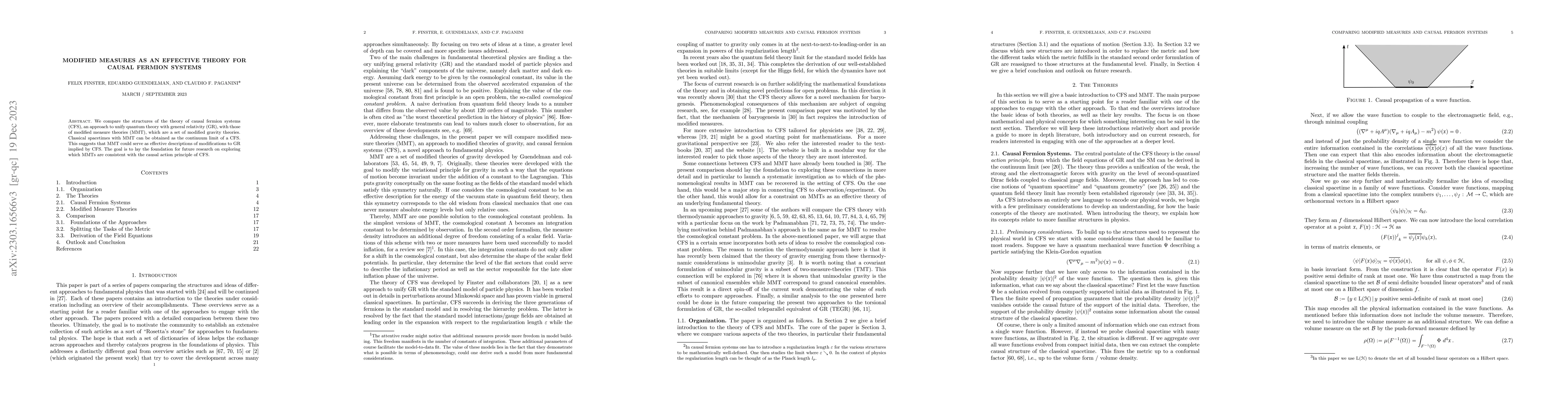 Thumbnail for Modified Measures as an Effective Theory for Causal Fermion Systems