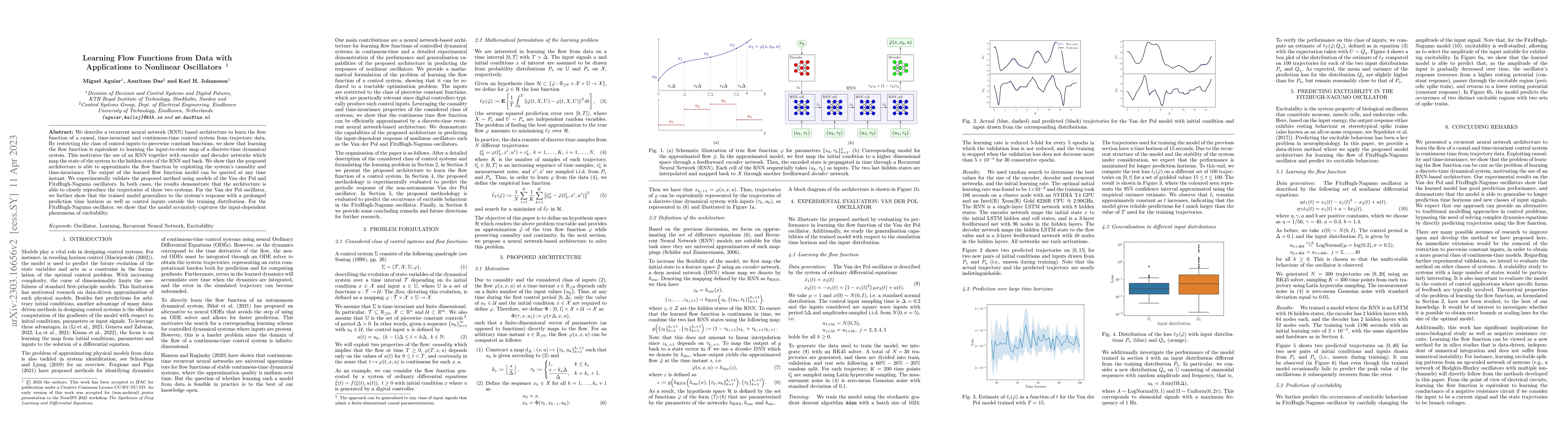 Thumbnail for Learning Flow Functions from Data with Applications to Nonlinear
  Oscillators