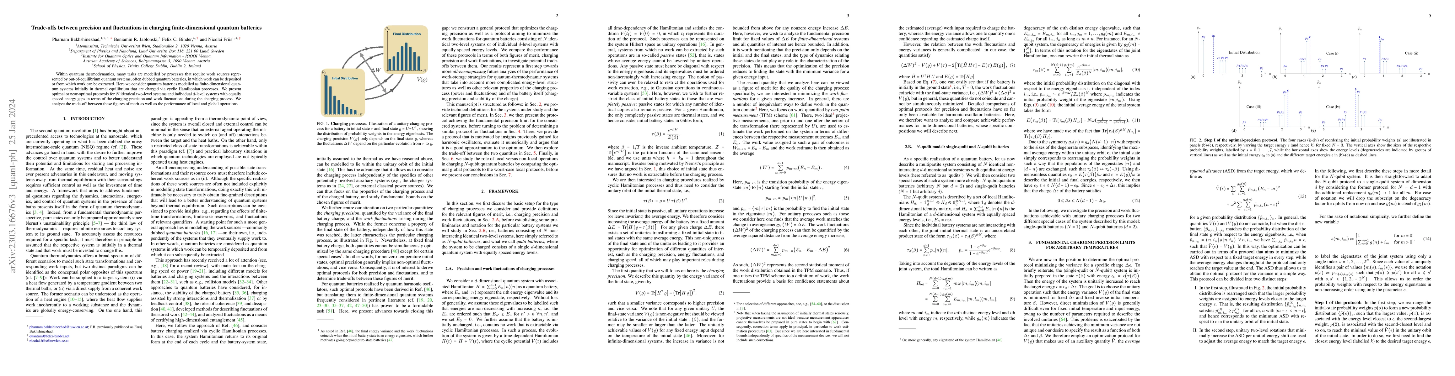 Thumbnail for Trade-offs between precision and fluctuations in charging
  finite-dimensional quantum batteries