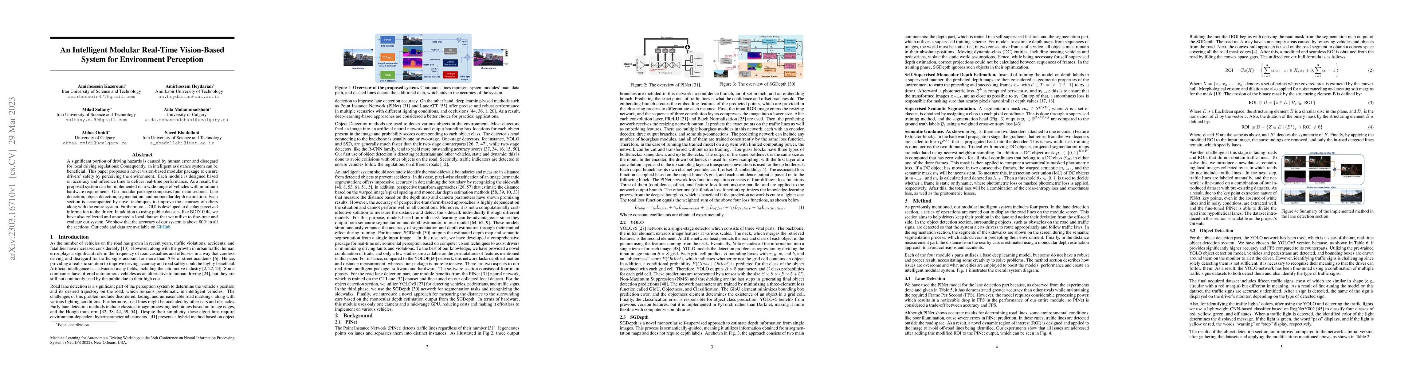 Thumbnail for An intelligent modular real-time vision-based system for environment
  perception