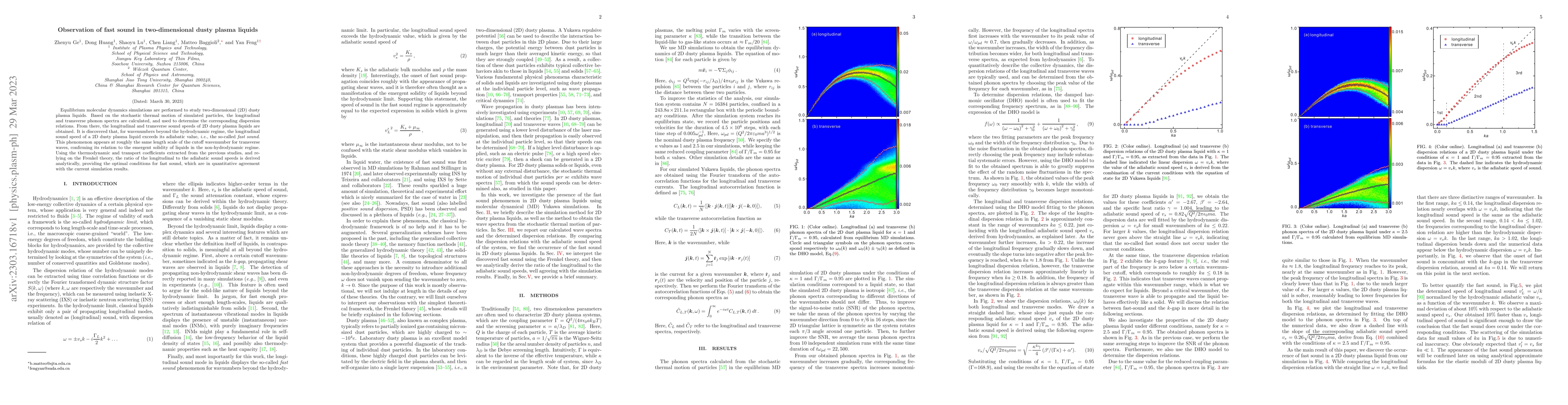 Thumbnail for Observation of fast sound in two-dimensional dusty plasma liquids