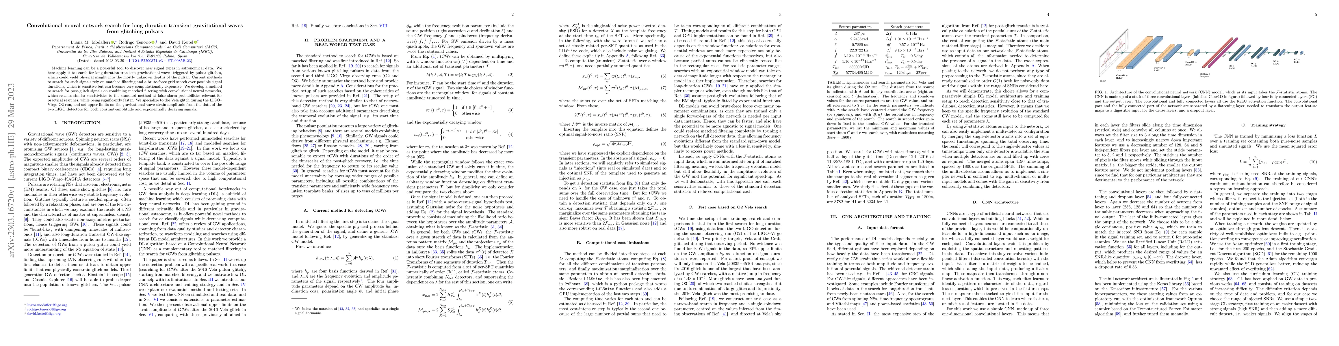 Thumbnail for Convolutional neural network search for long-duration transient
  gravitational waves from glitching pulsars