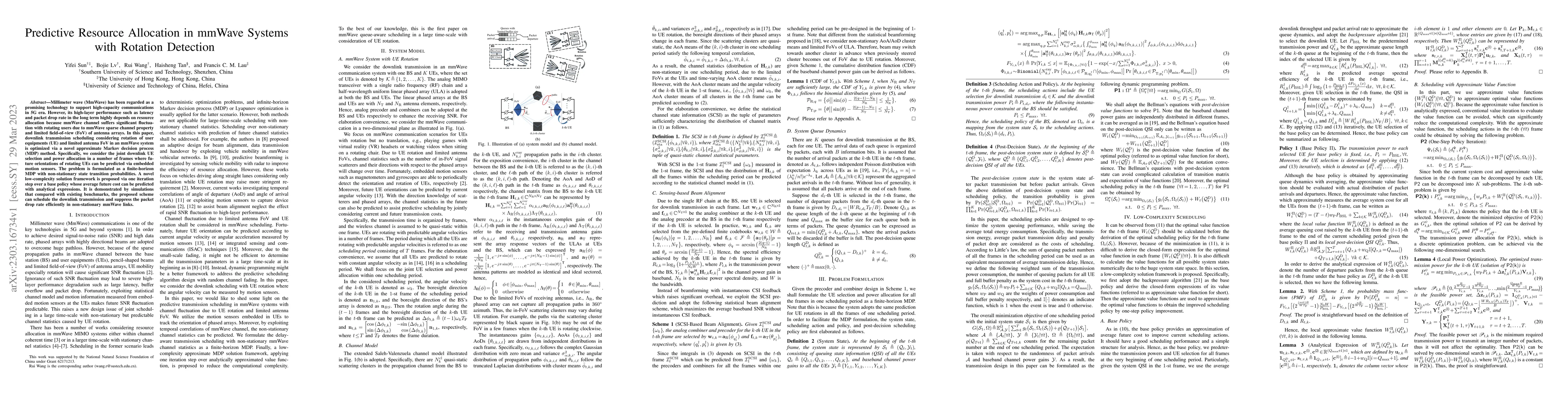 Thumbnail for Predictive Resource Allocation in mmWave Systems with Rotation Detection