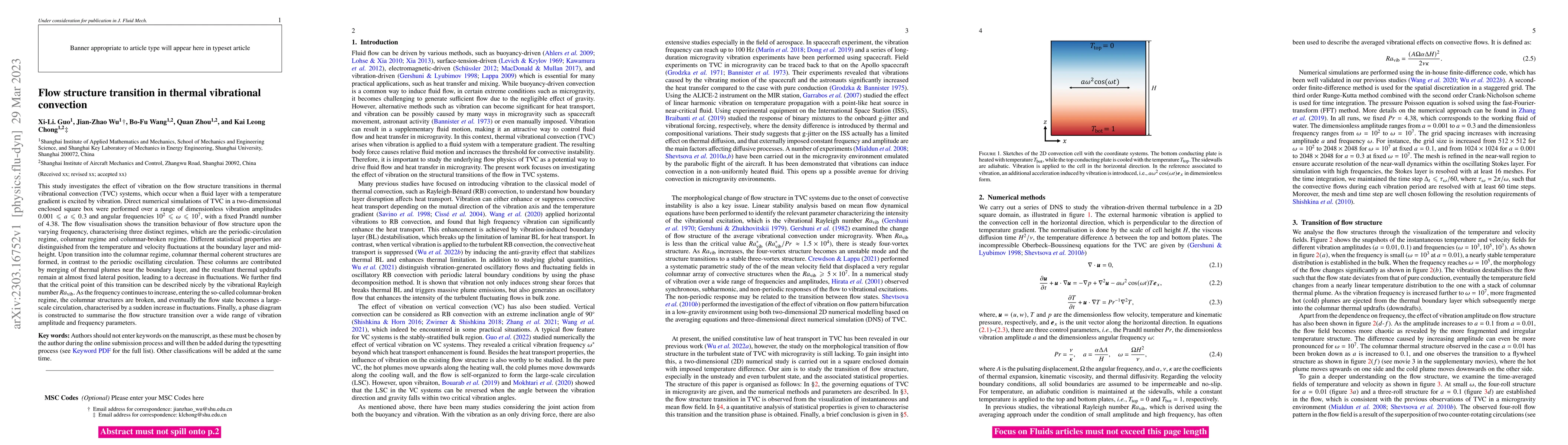 Thumbnail for Flow structure transition in thermal vibrational convection