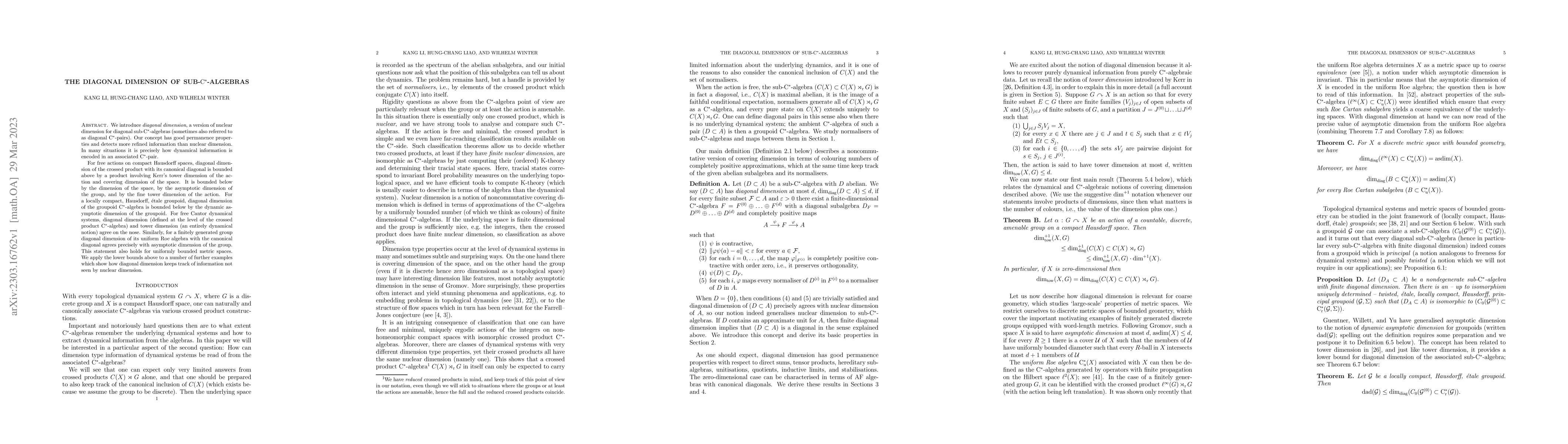Thumbnail for The diagonal dimension of sub-C*-algebras