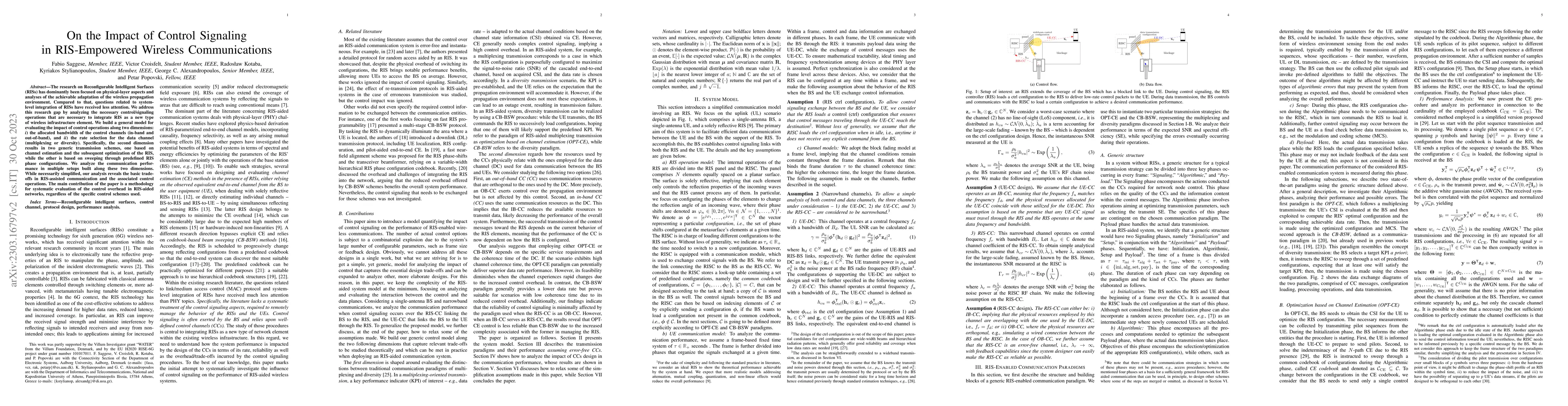 Thumbnail for On the Impact of Control Signaling in RIS-Empowered Wireless
  Communications
