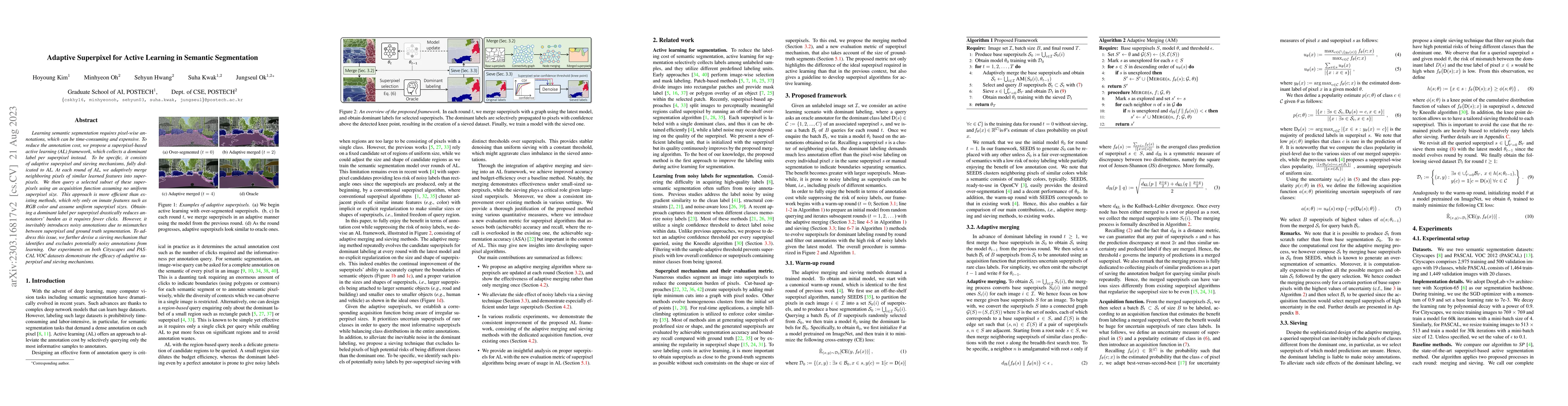 Thumbnail for Adaptive Superpixel for Active Learning in Semantic Segmentation