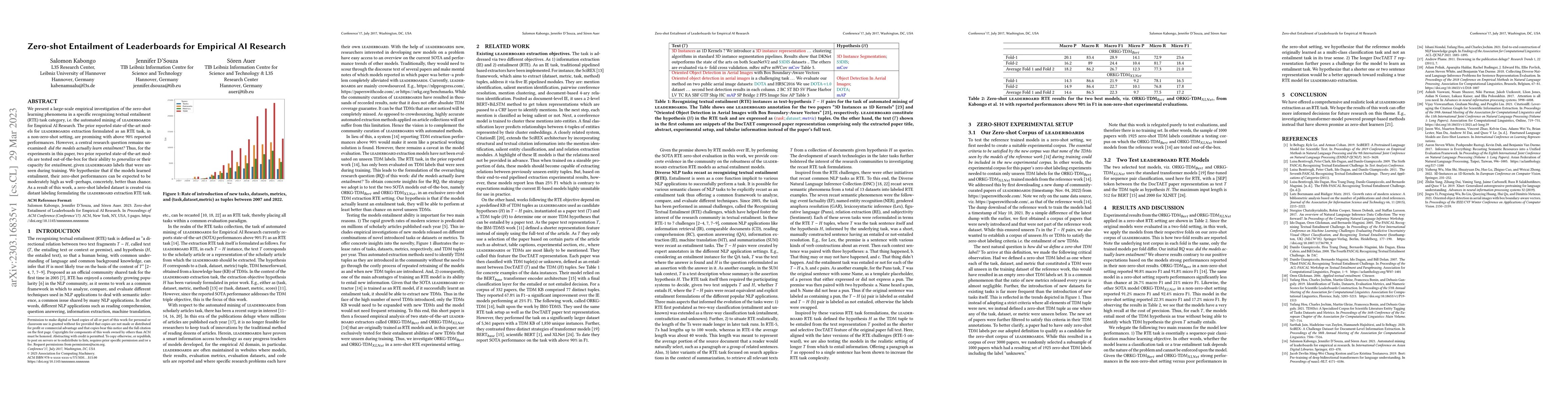 Thumbnail for Zero-shot Entailment of Leaderboards for Empirical AI Research