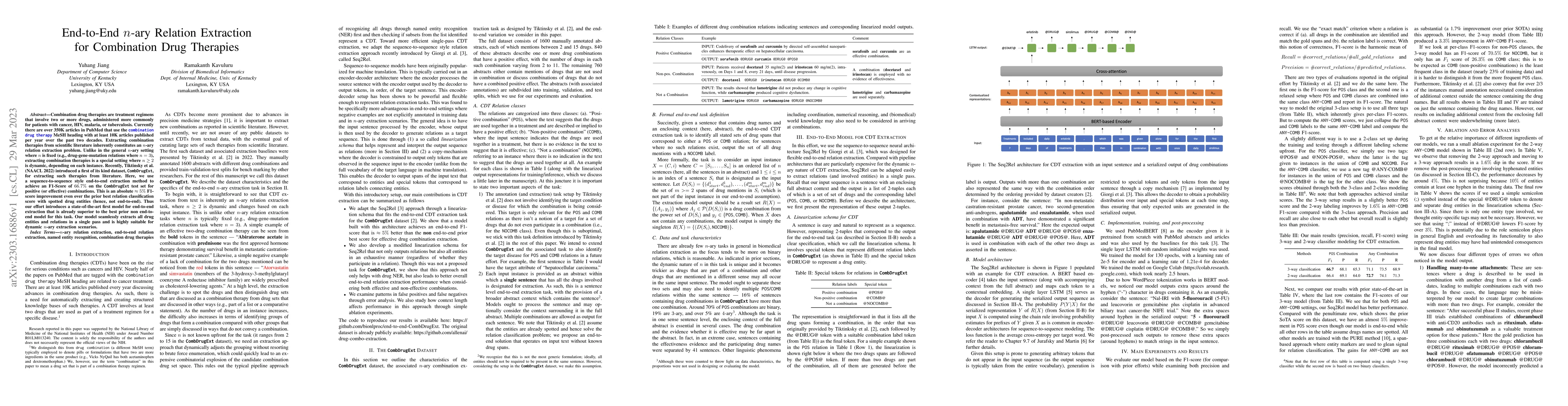 Thumbnail for End-to-End $n$-ary Relation Extraction for Combination Drug Therapies