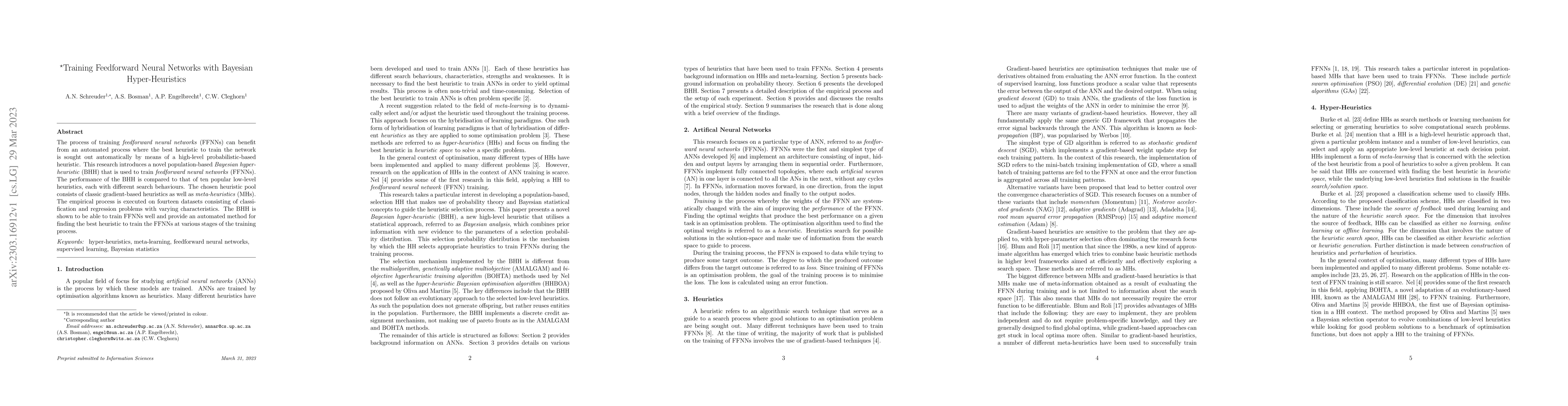 Thumbnail for Training Feedforward Neural Networks with Bayesian Hyper-Heuristics