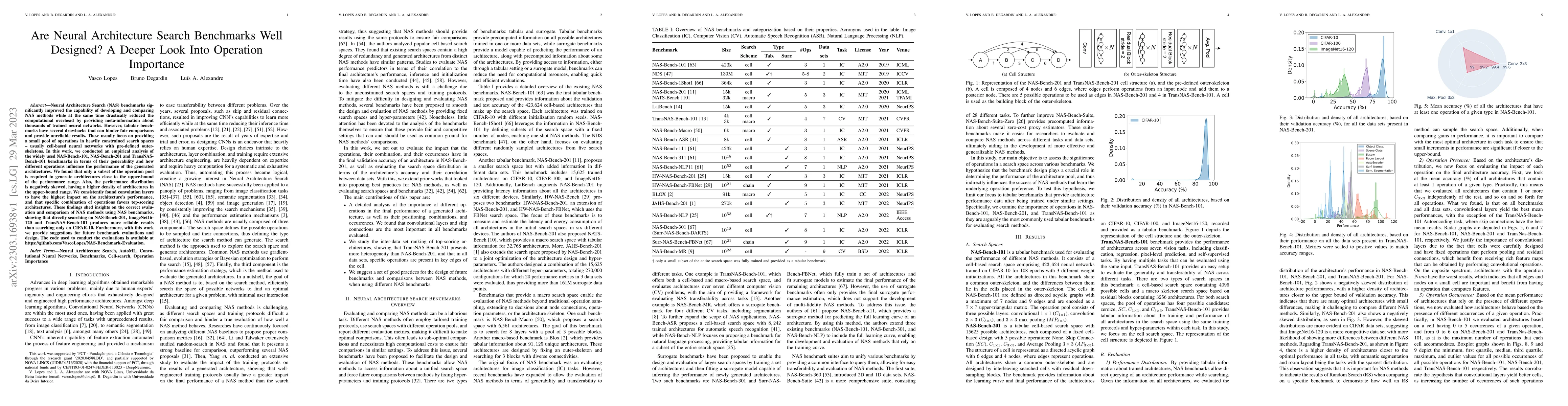 Thumbnail for Are Neural Architecture Search Benchmarks Well Designed? A Deeper Look
  Into Operation Importance