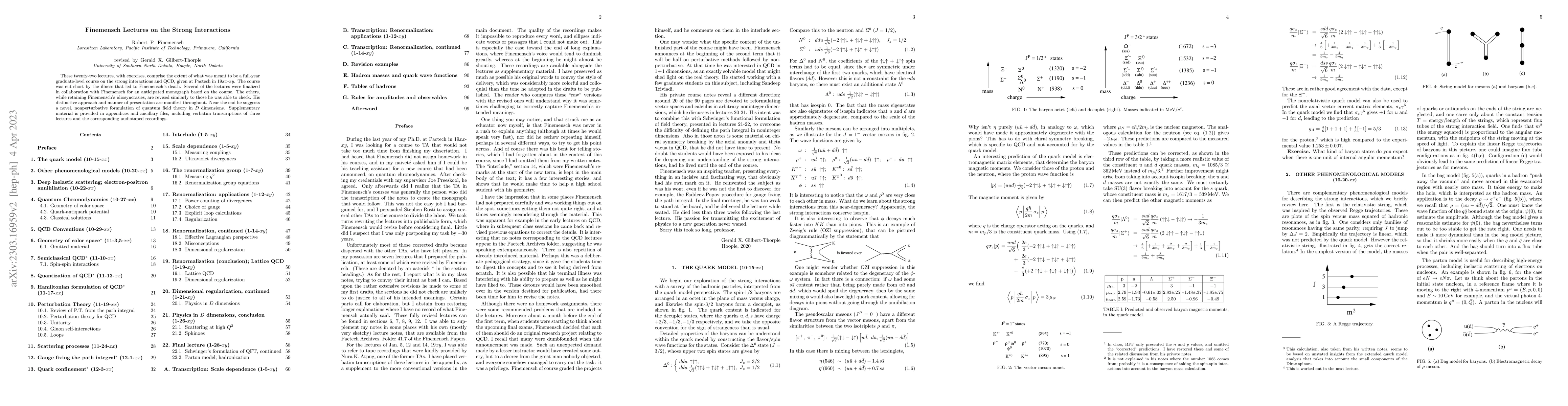 Thumbnail for Finemensch Lectures on the Strong Interactions