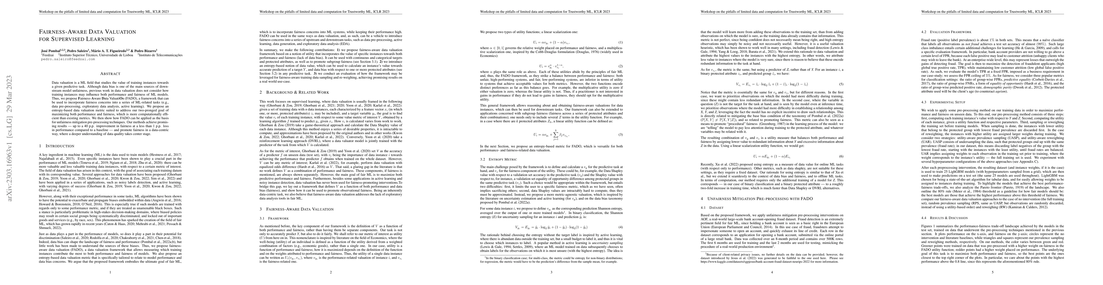 Thumbnail for Fairness-Aware Data Valuation for Supervised Learning