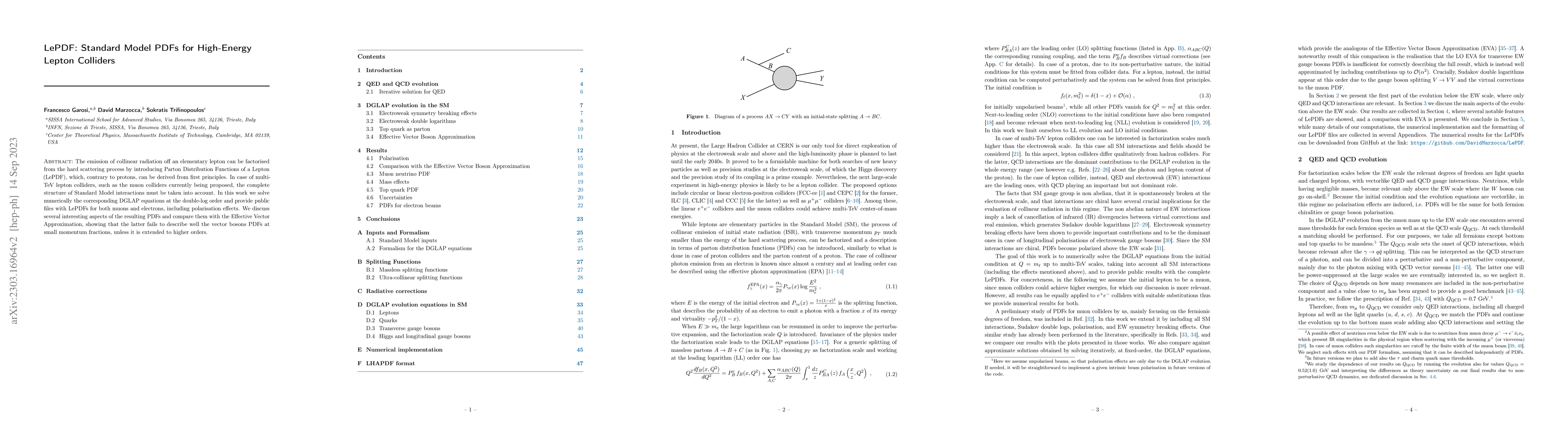 Thumbnail for LePDF: Standard Model PDFs for High-Energy Lepton Colliders