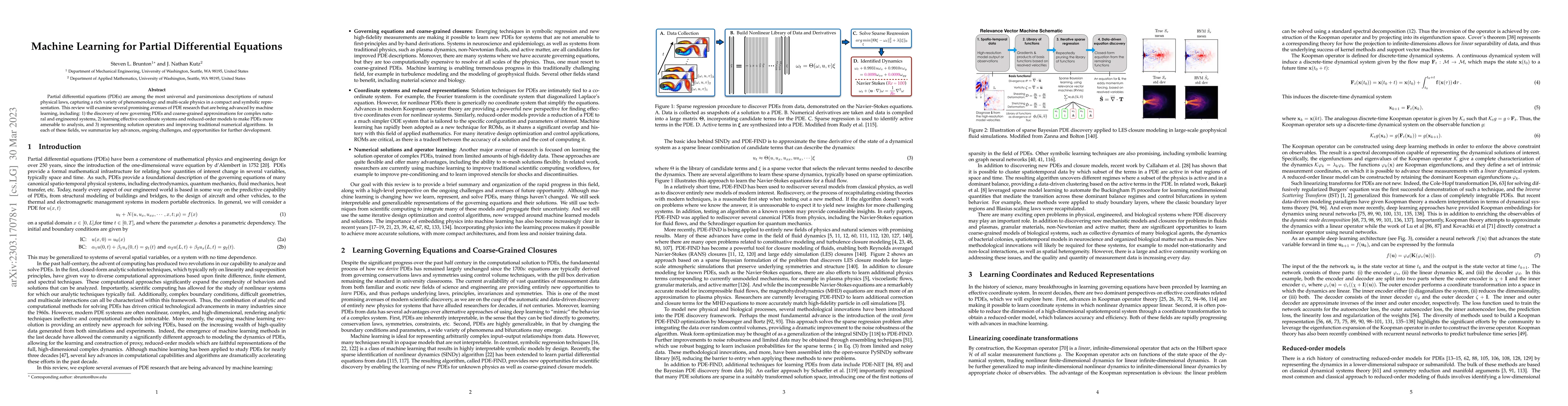 Thumbnail for Machine Learning for Partial Differential Equations