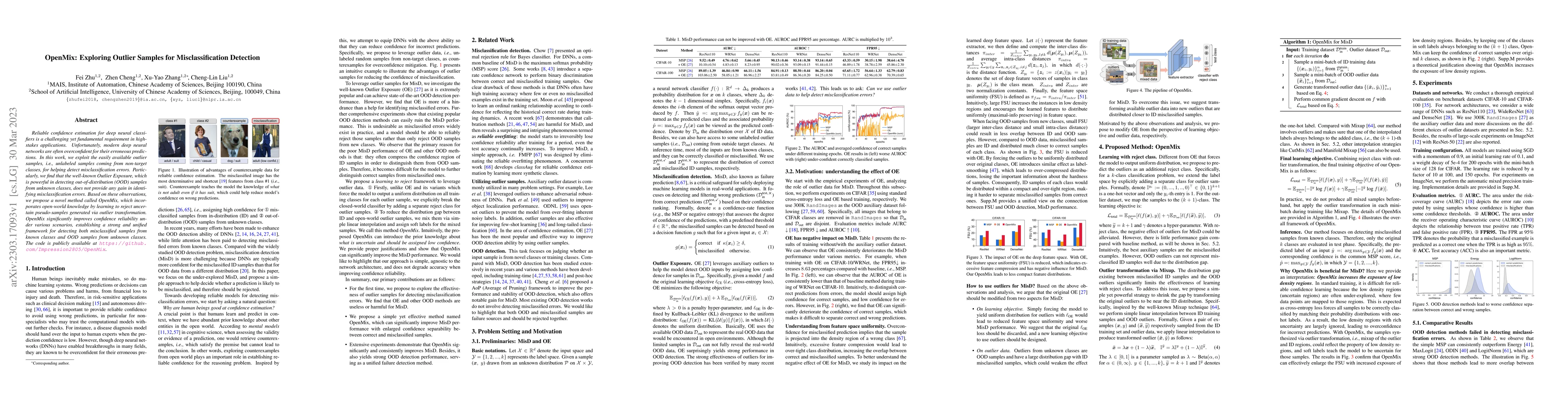 Thumbnail for OpenMix: Exploring Outlier Samples for Misclassification Detection