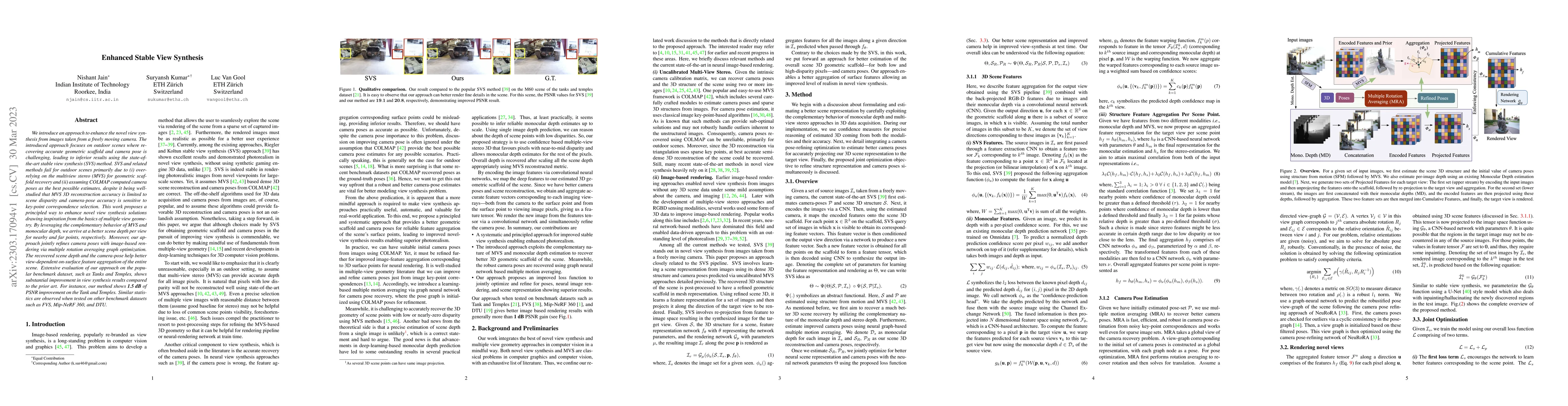Thumbnail for Enhanced Stable View Synthesis