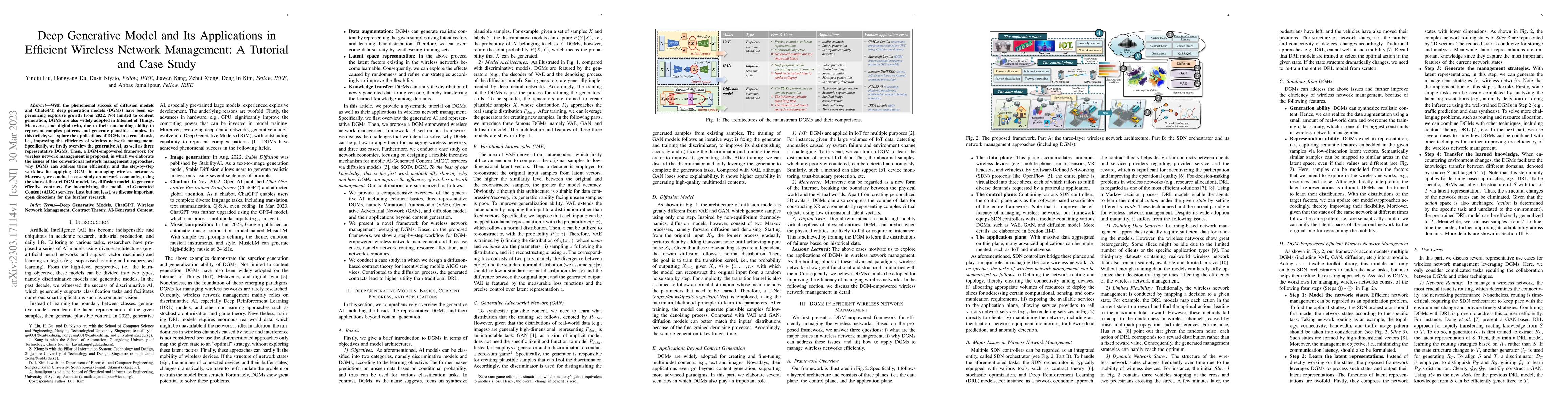 Thumbnail for Deep Generative Model and Its Applications in Efficient Wireless Network
  Management: A Tutorial and Case Study