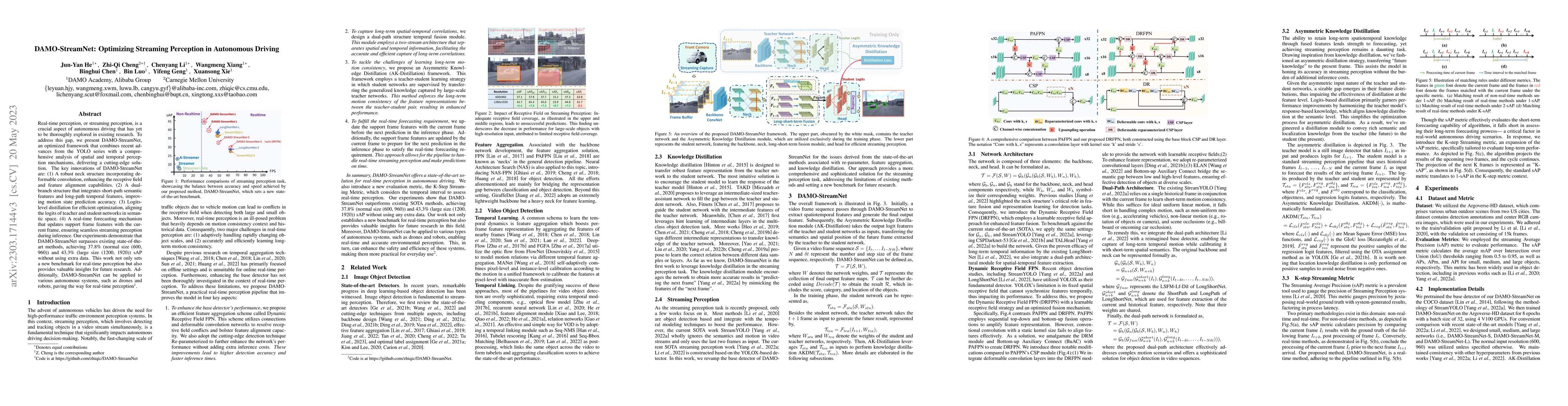 Thumbnail for DAMO-StreamNet: Optimizing Streaming Perception in Autonomous Driving