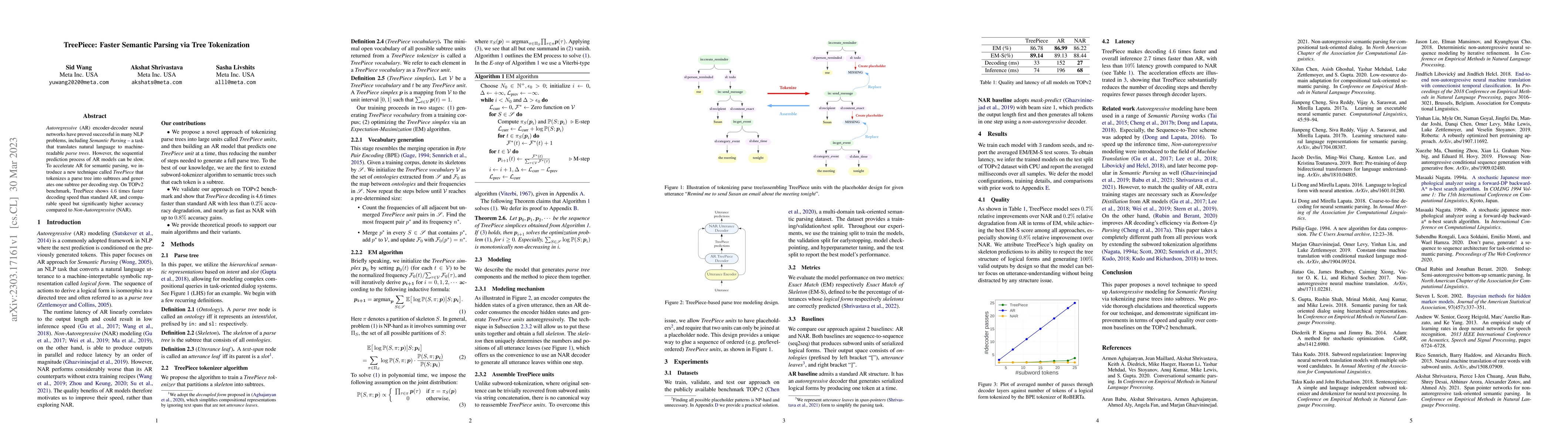 Thumbnail for TreePiece: Faster Semantic Parsing via Tree Tokenization
