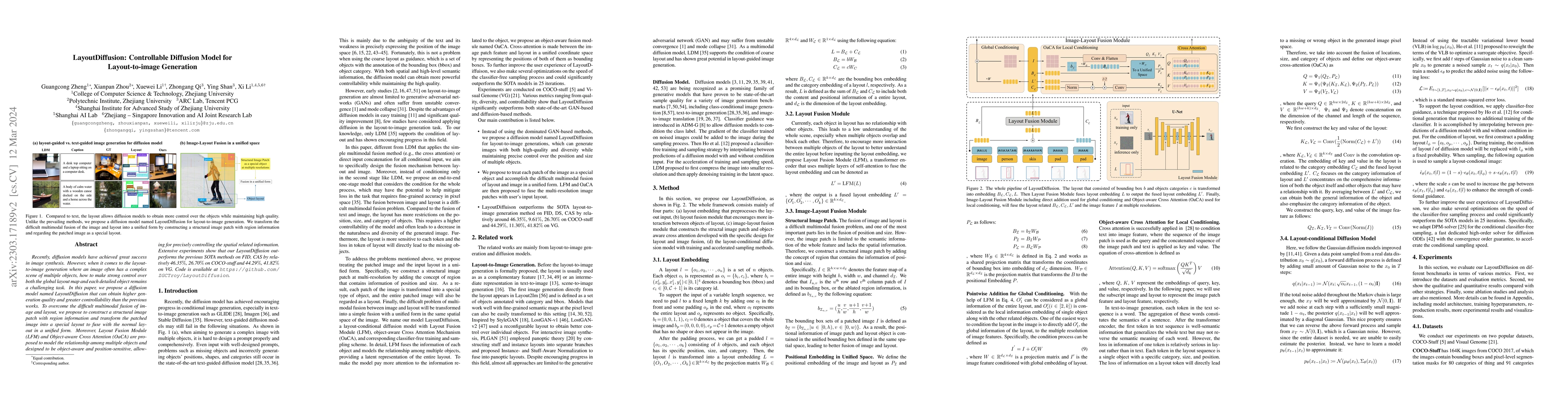 Thumbnail for LayoutDiffusion: Controllable Diffusion Model for Layout-to-image
  Generation