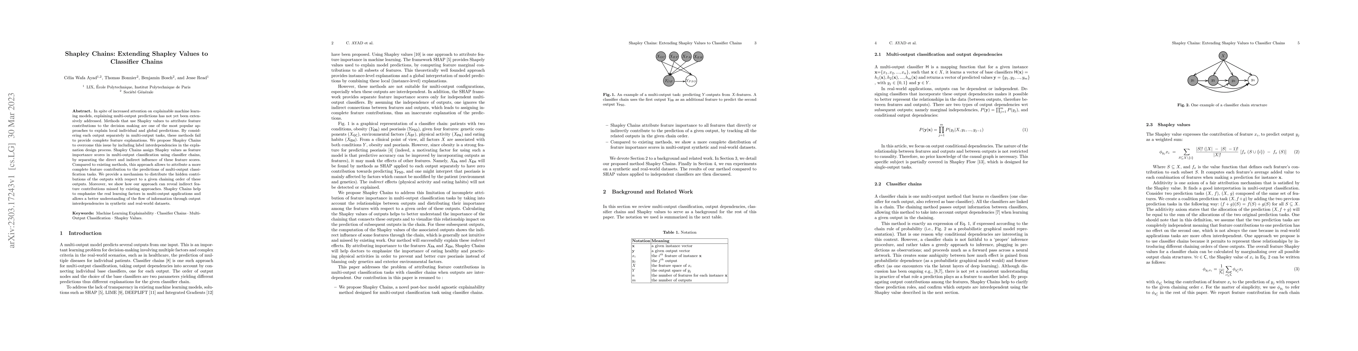 Thumbnail for Shapley Chains: Extending Shapley Values to Classifier Chains