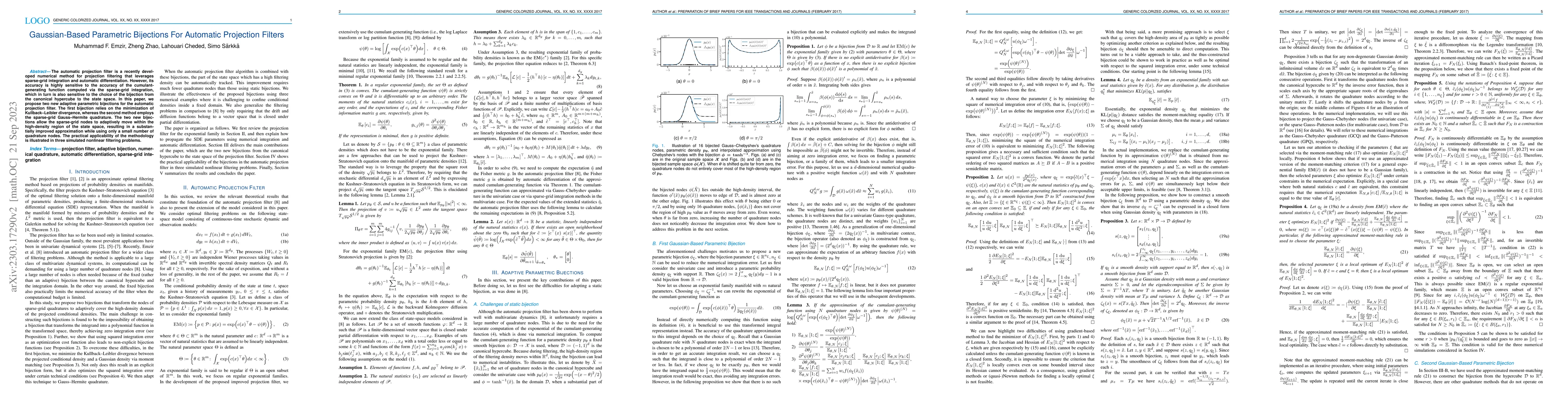 Thumbnail for Gaussian-Based Parametric Bijections For Automatic Projection Filters