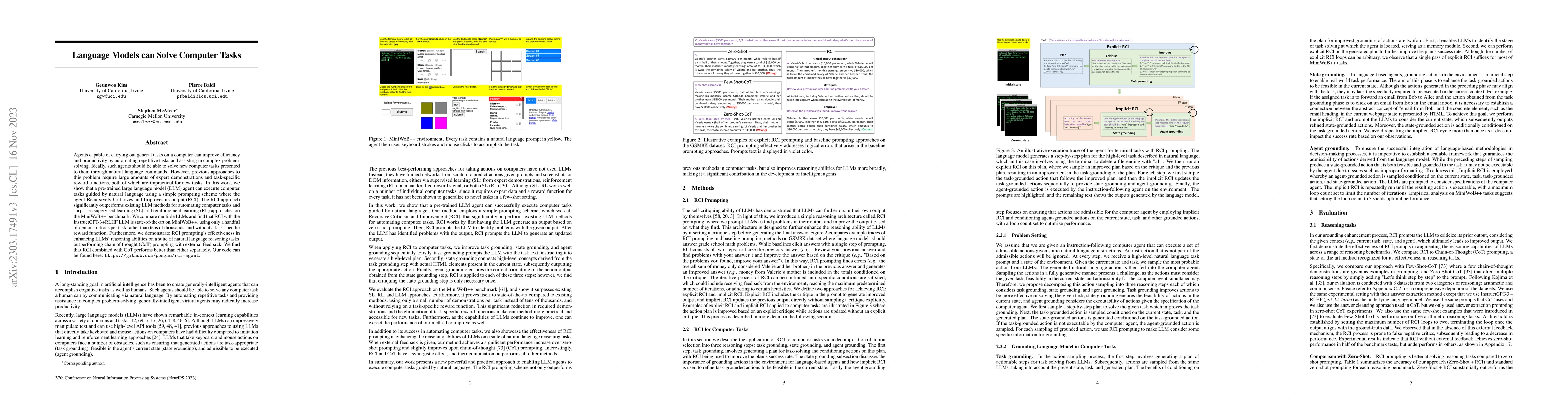 Thumbnail for Language Models can Solve Computer Tasks