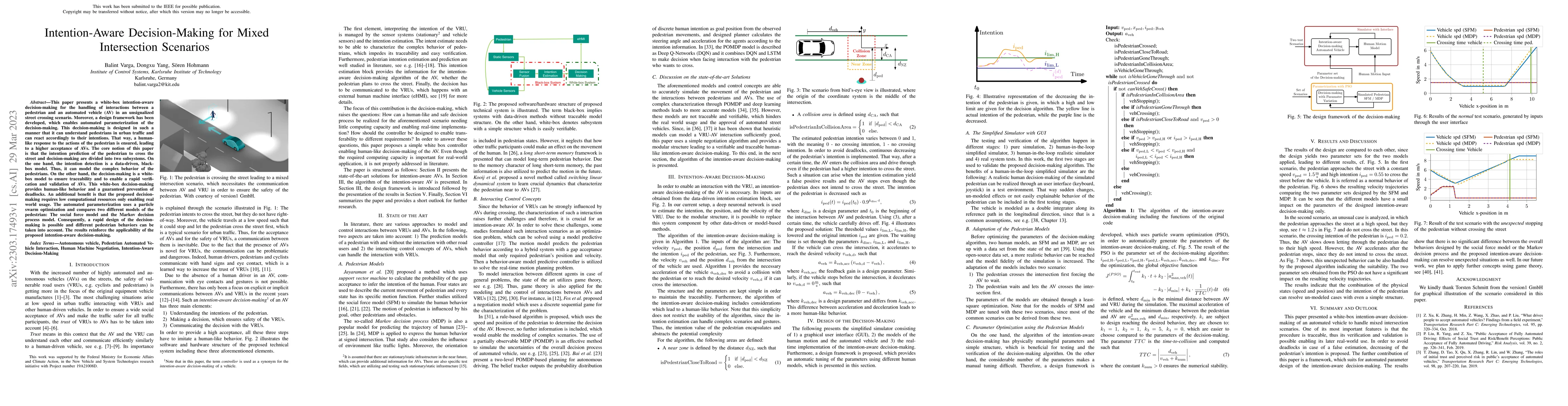 Thumbnail for Intention-Aware Decision-Making for Mixed Intersection Scenarios
