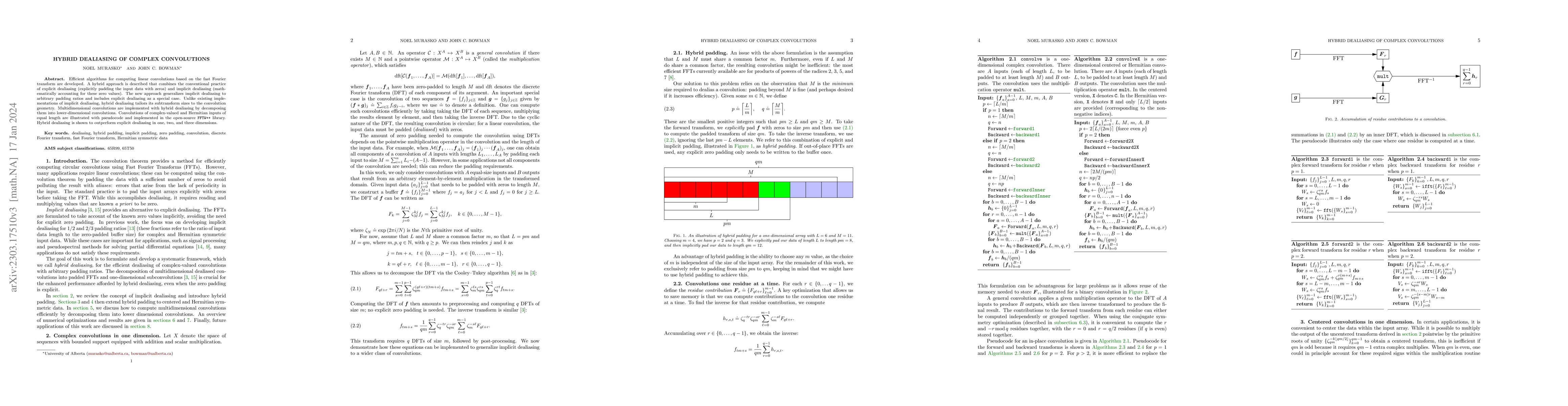 Thumbnail for Hybrid Dealiasing of Complex Convolutions