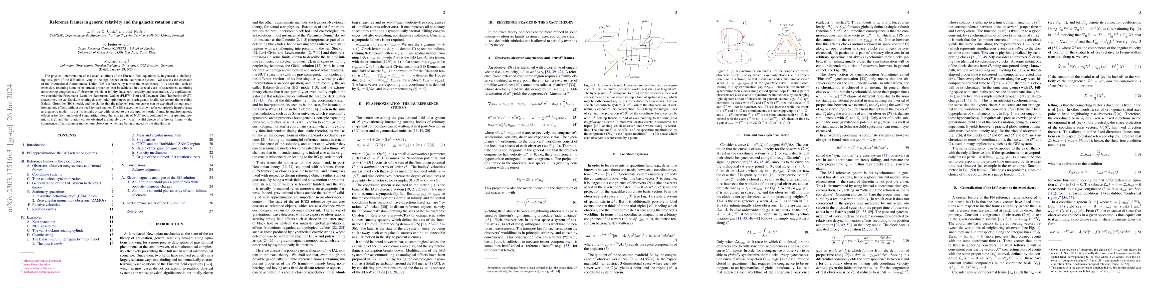 Thumbnail for Reference frames in General Relativity and the galactic rotation curves
