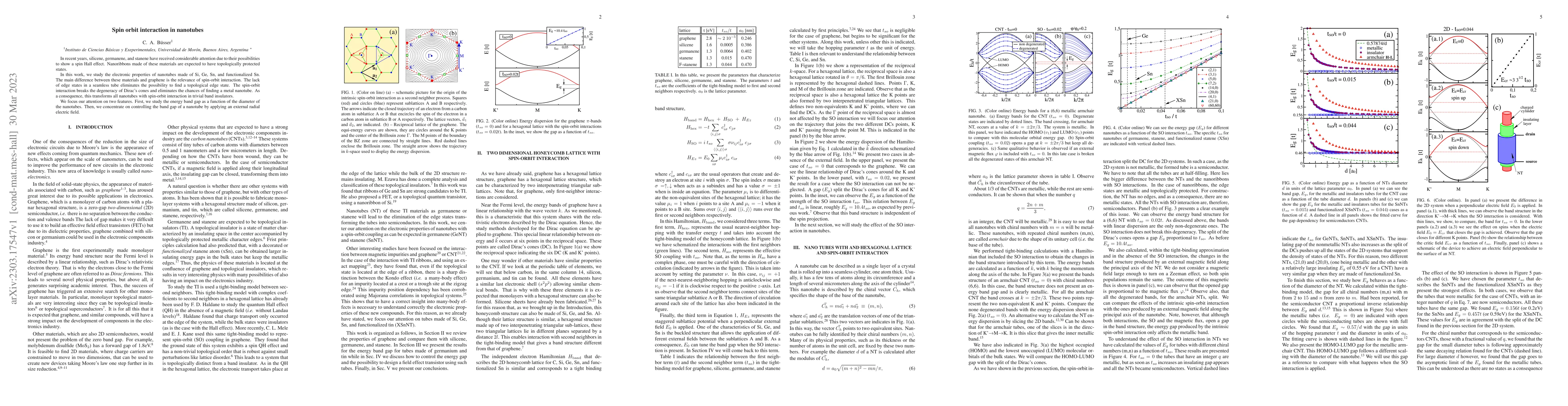 Thumbnail for Spin orbit interaction in nanotubes