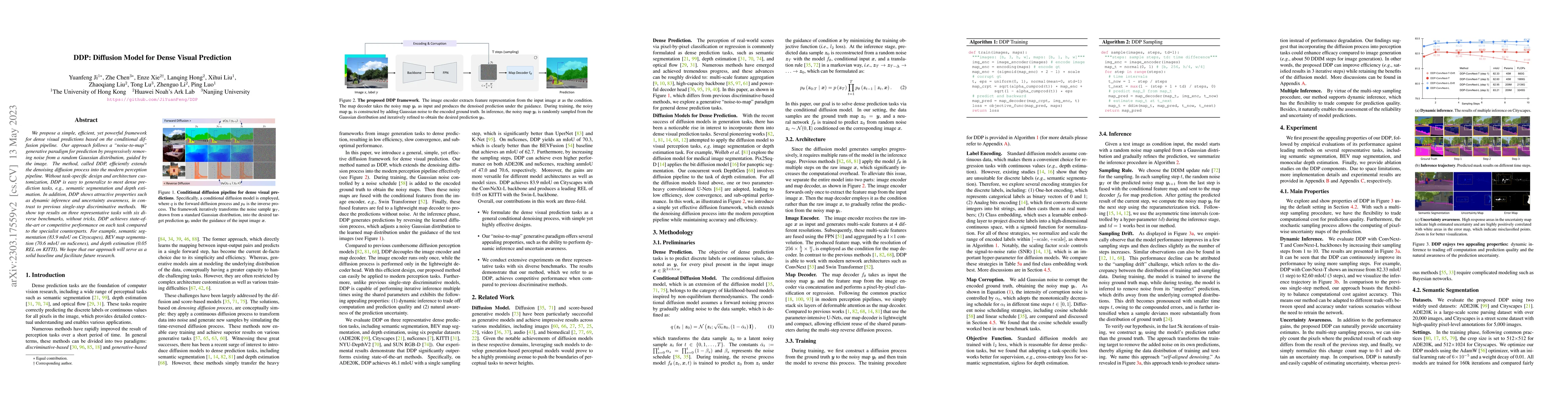 Thumbnail for DDP: Diffusion Model for Dense Visual Prediction