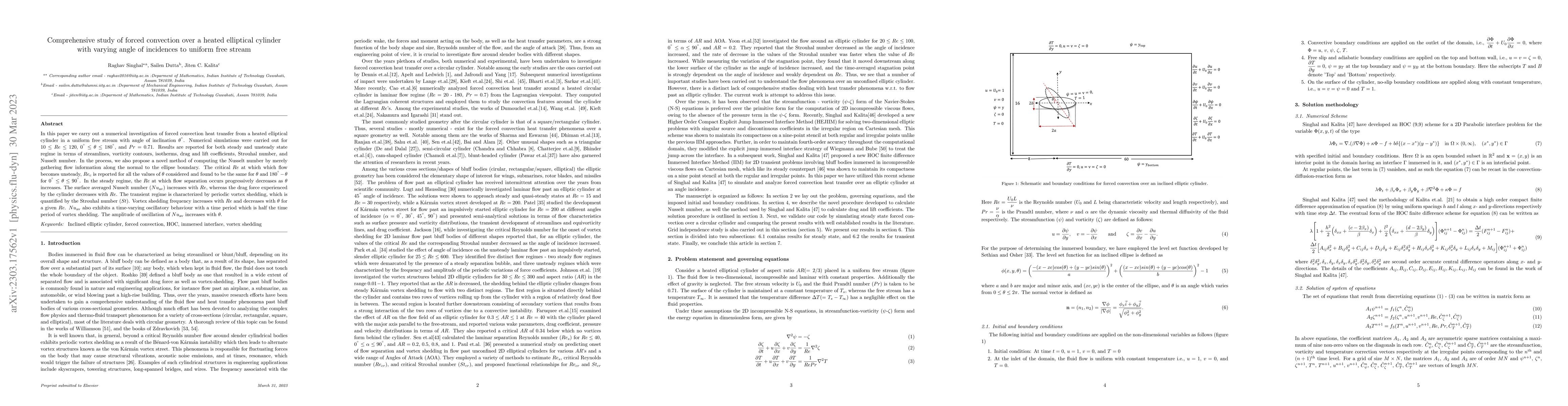 Thumbnail for Comprehensive study of forced convection over a heated elliptical
  cylinder with varying angle of incidences to uniform free stream