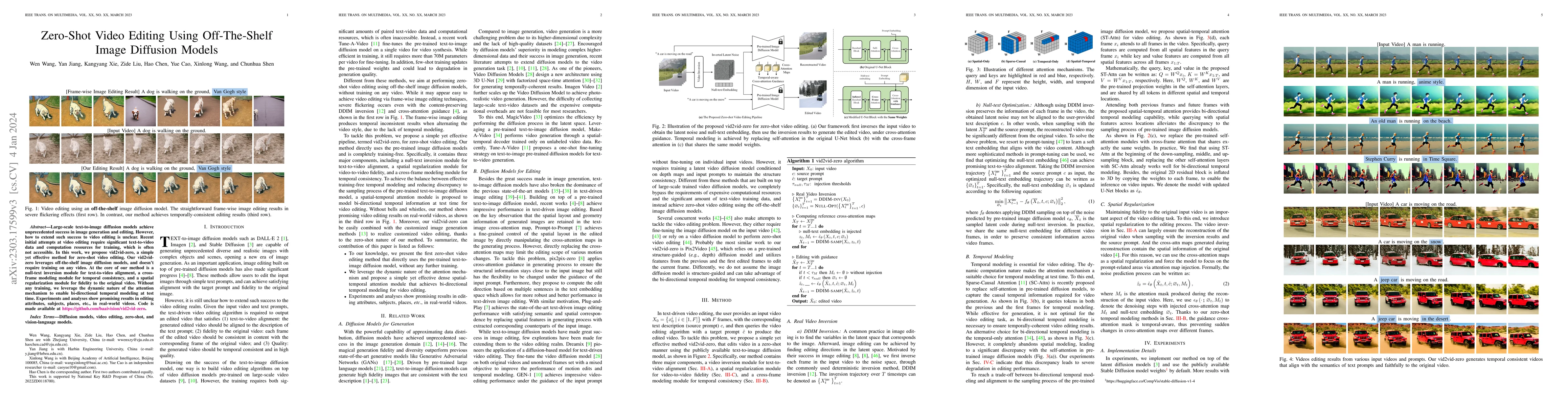 Thumbnail for Zero-Shot Video Editing Using Off-The-Shelf Image Diffusion Models