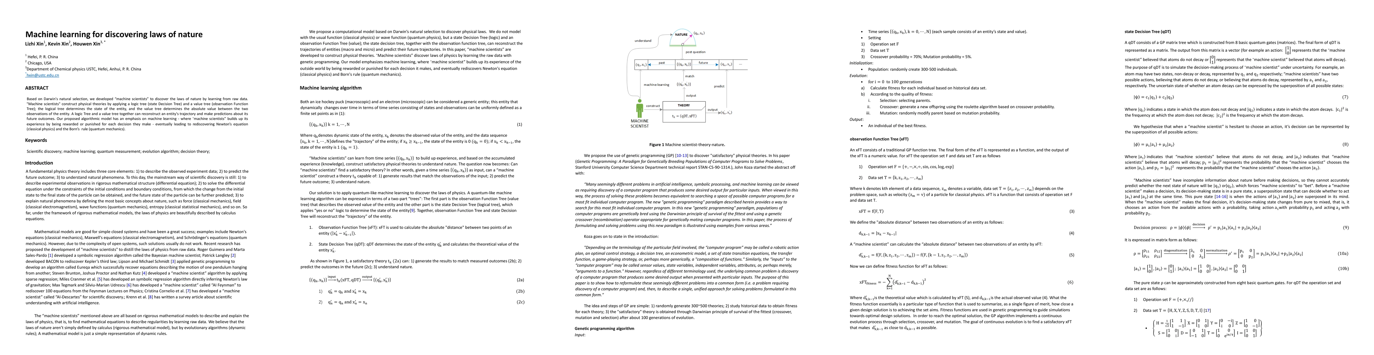 Thumbnail for Machine learning for discovering laws of nature