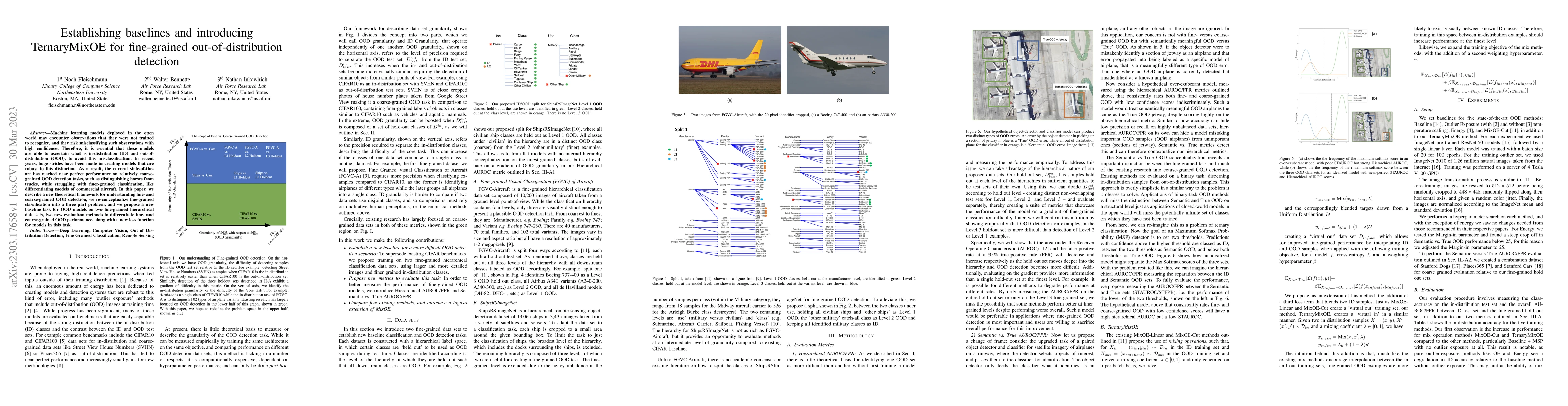 Thumbnail for Establishing baselines and introducing TernaryMixOE for fine-grained
  out-of-distribution detection