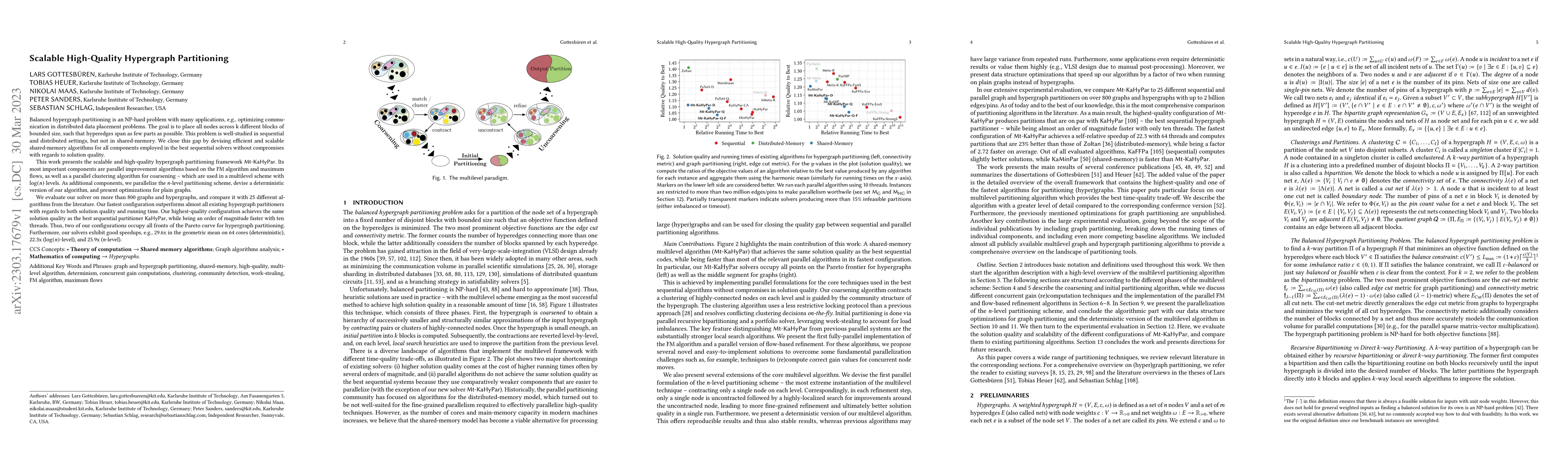 Thumbnail for Scalable High-Quality Hypergraph Partitioning