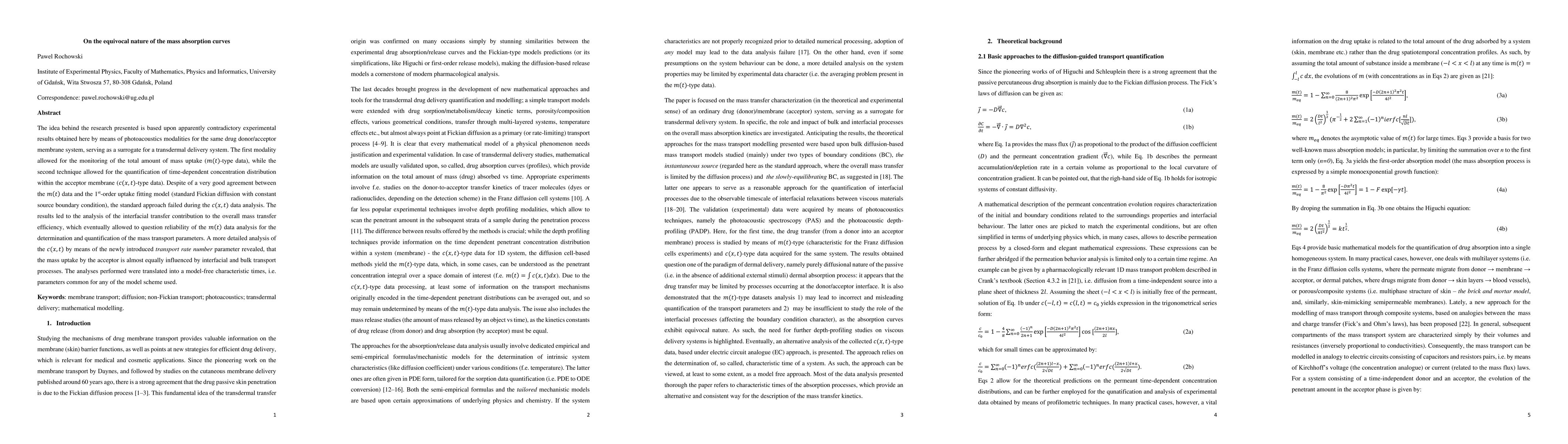Thumbnail for On the equivocal nature of the mass absorption curves