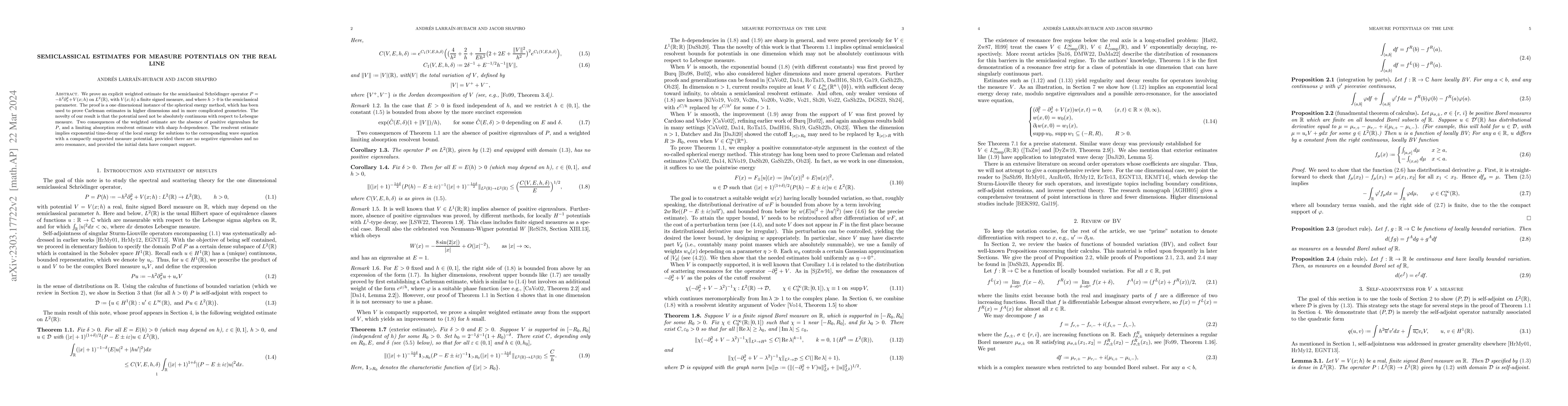Thumbnail for Semiclassical estimates for measure potentials on the real line