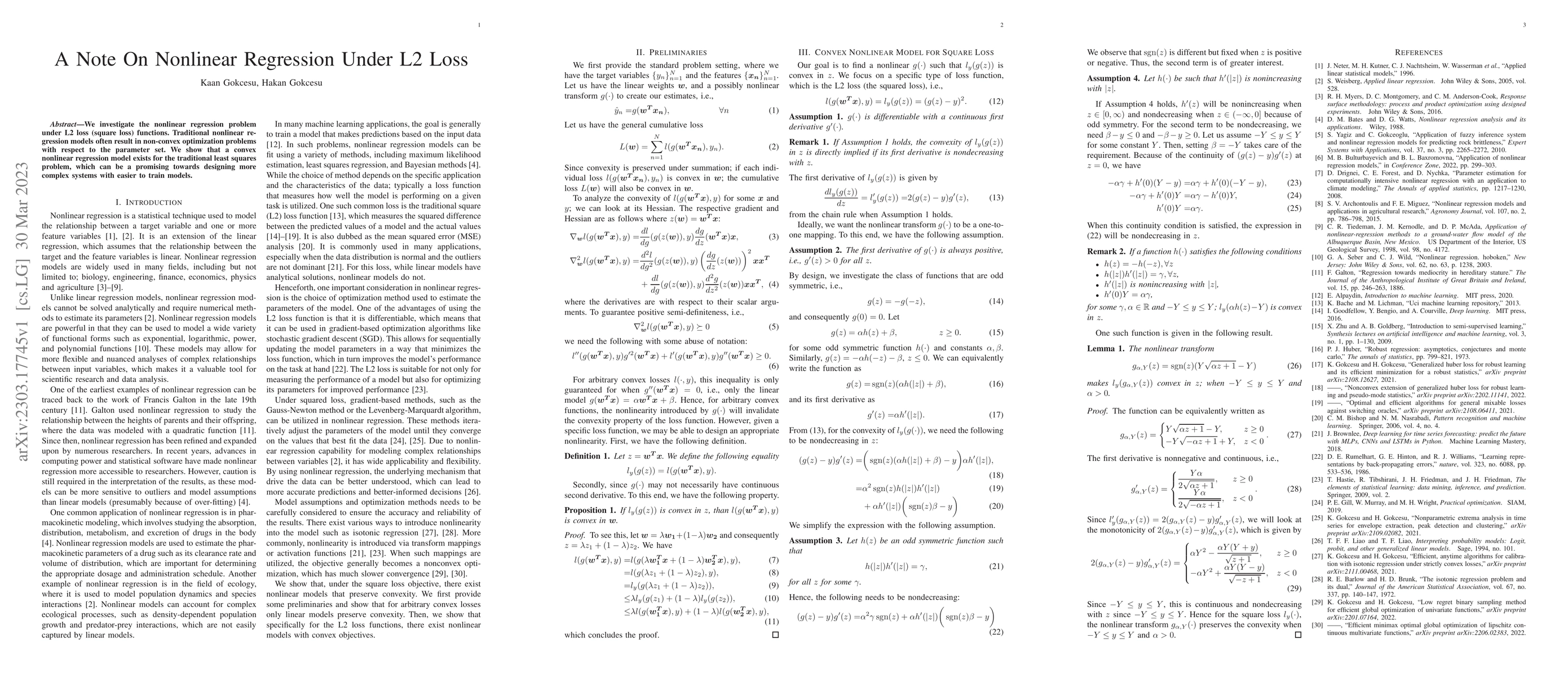 Thumbnail for A Note On Nonlinear Regression Under L2 Loss