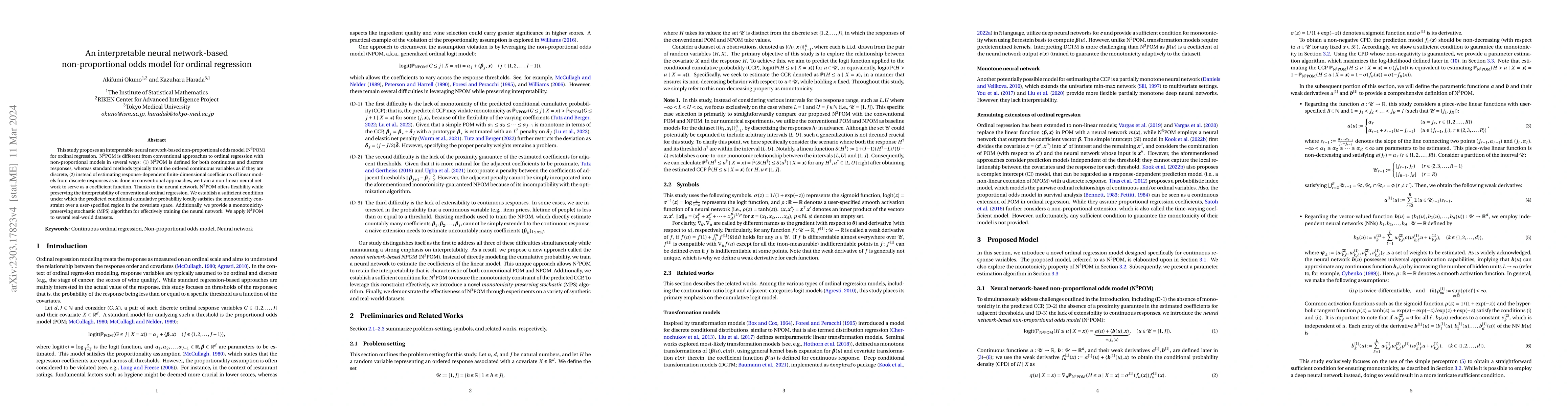 Thumbnail for An interpretable neural network-based non-proportional odds model for
  ordinal regression