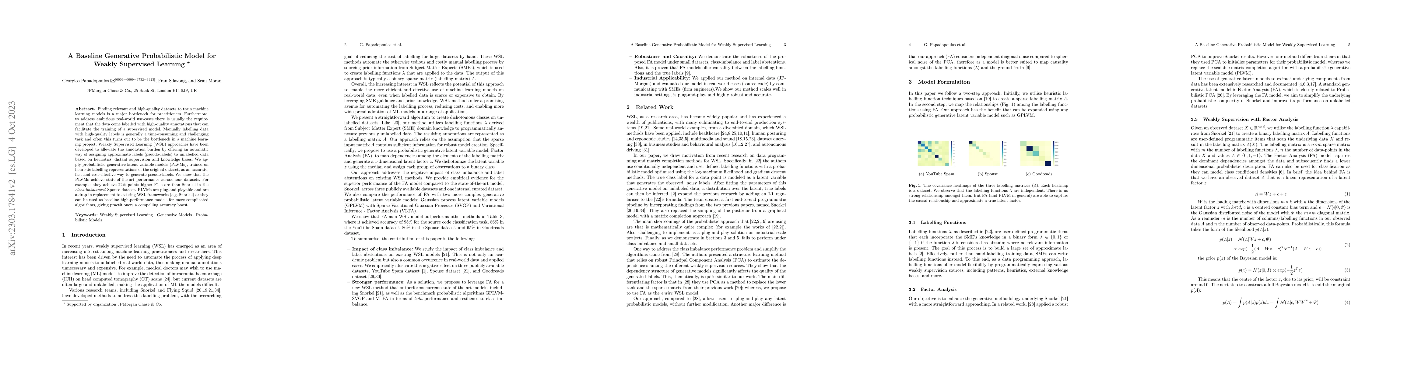 Thumbnail for A Benchmark Generative Probabilistic Model for Weak Supervised Learning