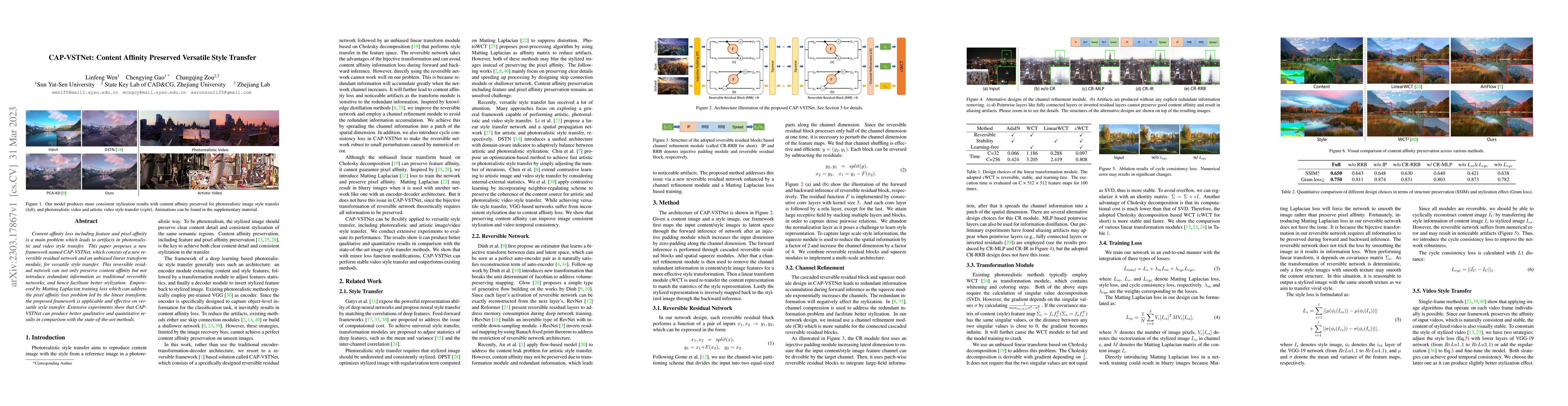 Thumbnail for CAP-VSTNet: Content Affinity Preserved Versatile Style Transfer