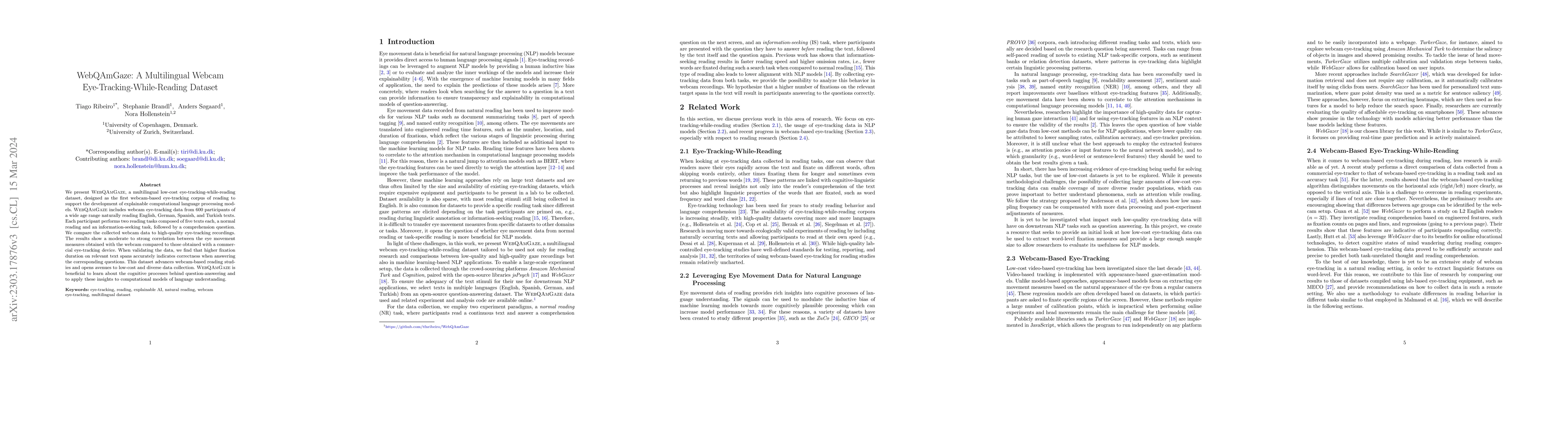 Thumbnail for WebQAmGaze: A Multilingual Webcam Eye-Tracking-While-Reading Dataset