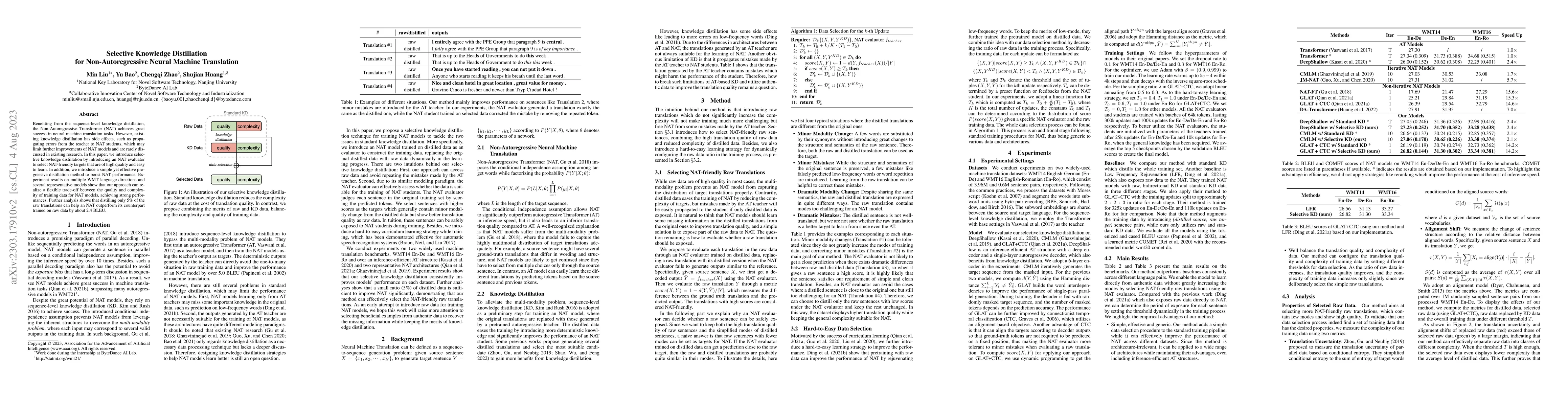 Thumbnail for Selective Knowledge Distillation for Non-Autoregressive Neural Machine
  Translation