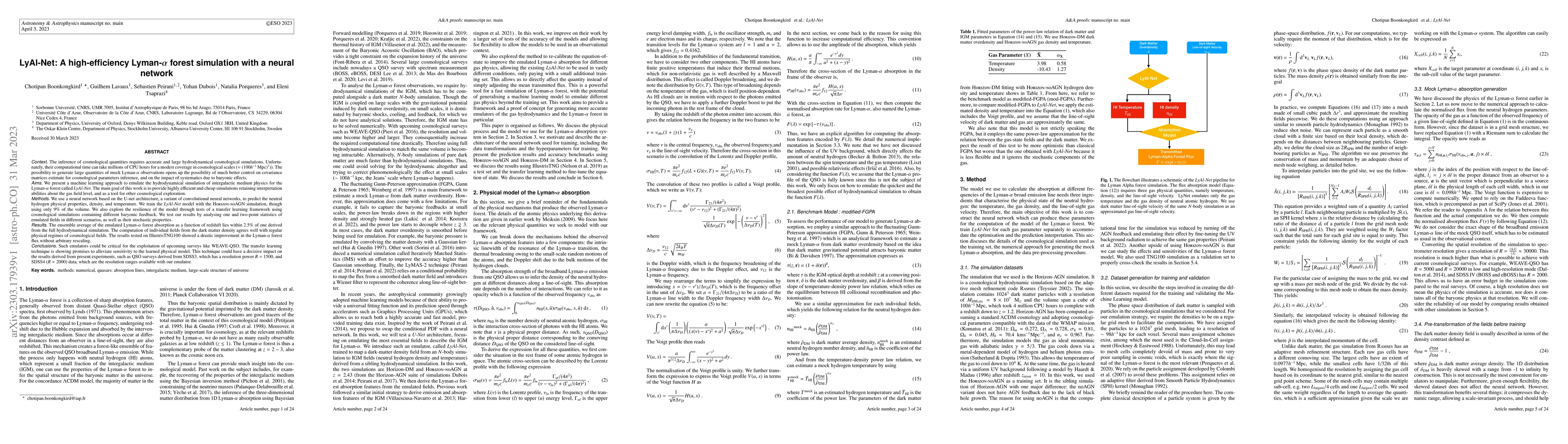 Thumbnail for LyAl-Net: A high-efficiency Lyman-$\alpha$ forest simulation with a
  neural network